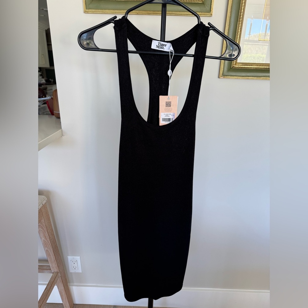 Tiger Mist Black Mini Dress